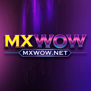 Emblema de MXWOW sobre fondo morado